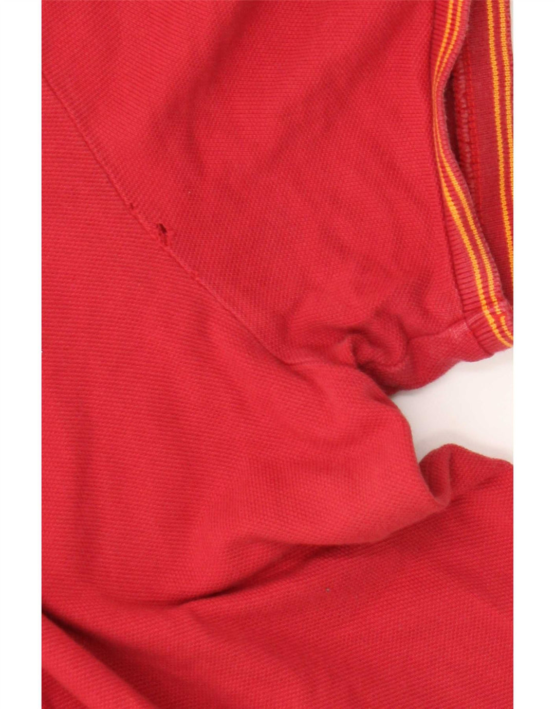 Camisa polo masculina Nike Galata Saray média listrada vermelha de algodão