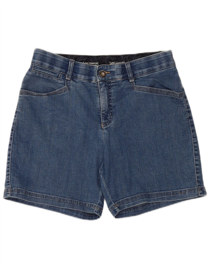 Shorts jeans feminino LEE EUA 10 grande W34 algodão azul