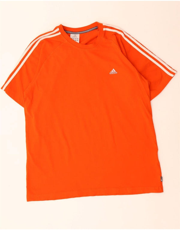 Camiseta masculina Adidas Top XL laranja algodão