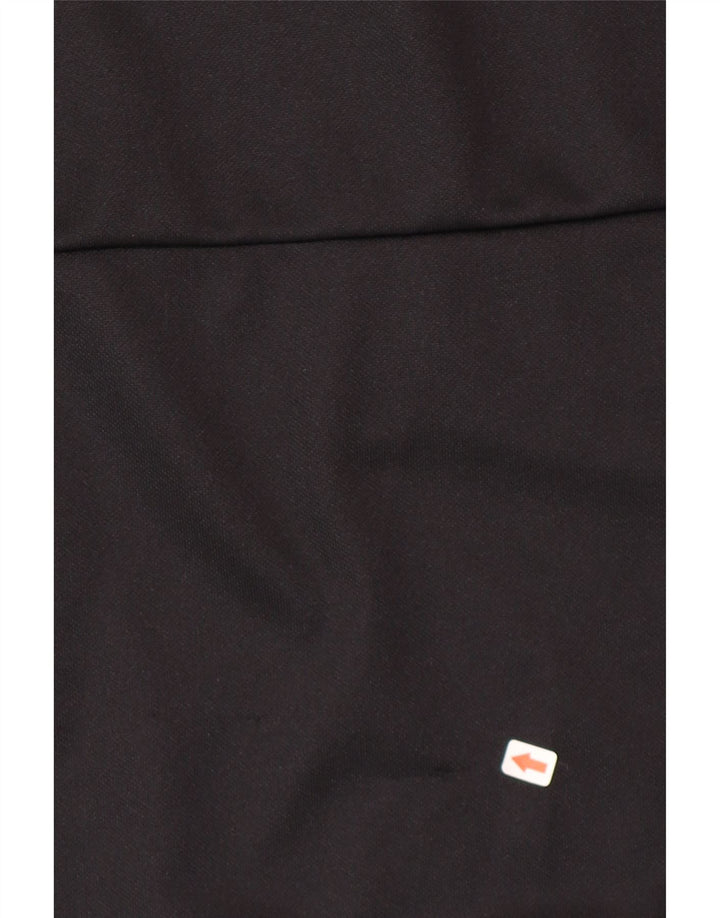 Adidas Mens Aeroready Zip Neck Pulôver Treino Top Grande Poliéster Preto