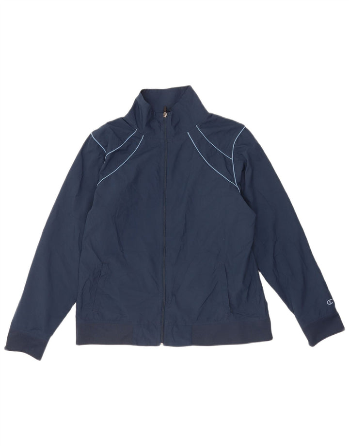 Jaqueta feminina Champion UK 16 grande poliéster azul marinho
