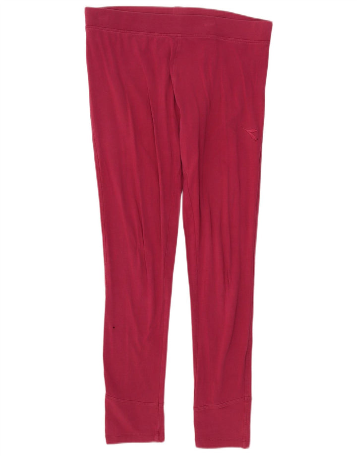 Leggings Diadora Mulher UK 14 Grande Vermelho