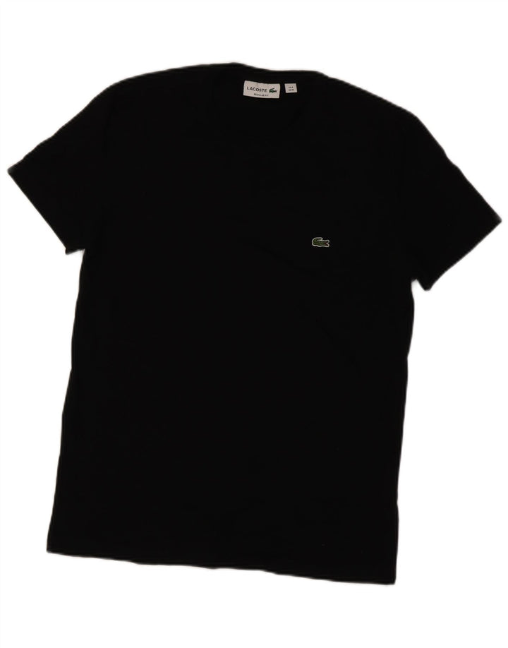 Camiseta masculina Lacoste Regular Fit tamanho 4 médio algodão preto
