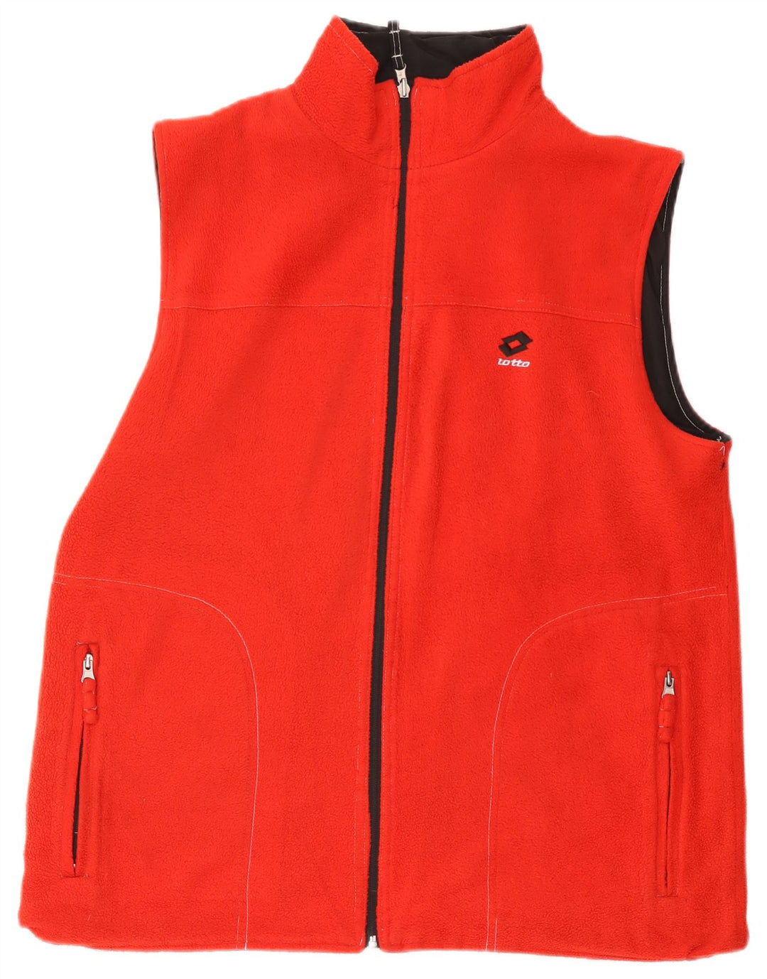 LOTTO Mens Reversível Gilet UK 40 Grande Poliéster Preto