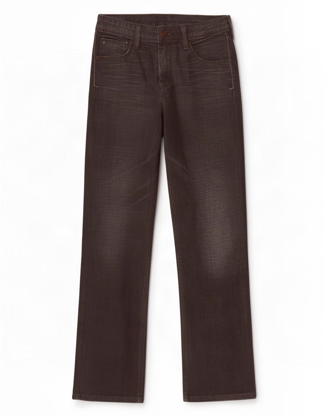 Jeans retos femininos Levi's W27 L30 algodão cinza