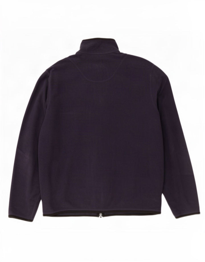 Jaqueta de lã masculina Marks & Spencer Reino Unido 40 grande poliéster azul marinho