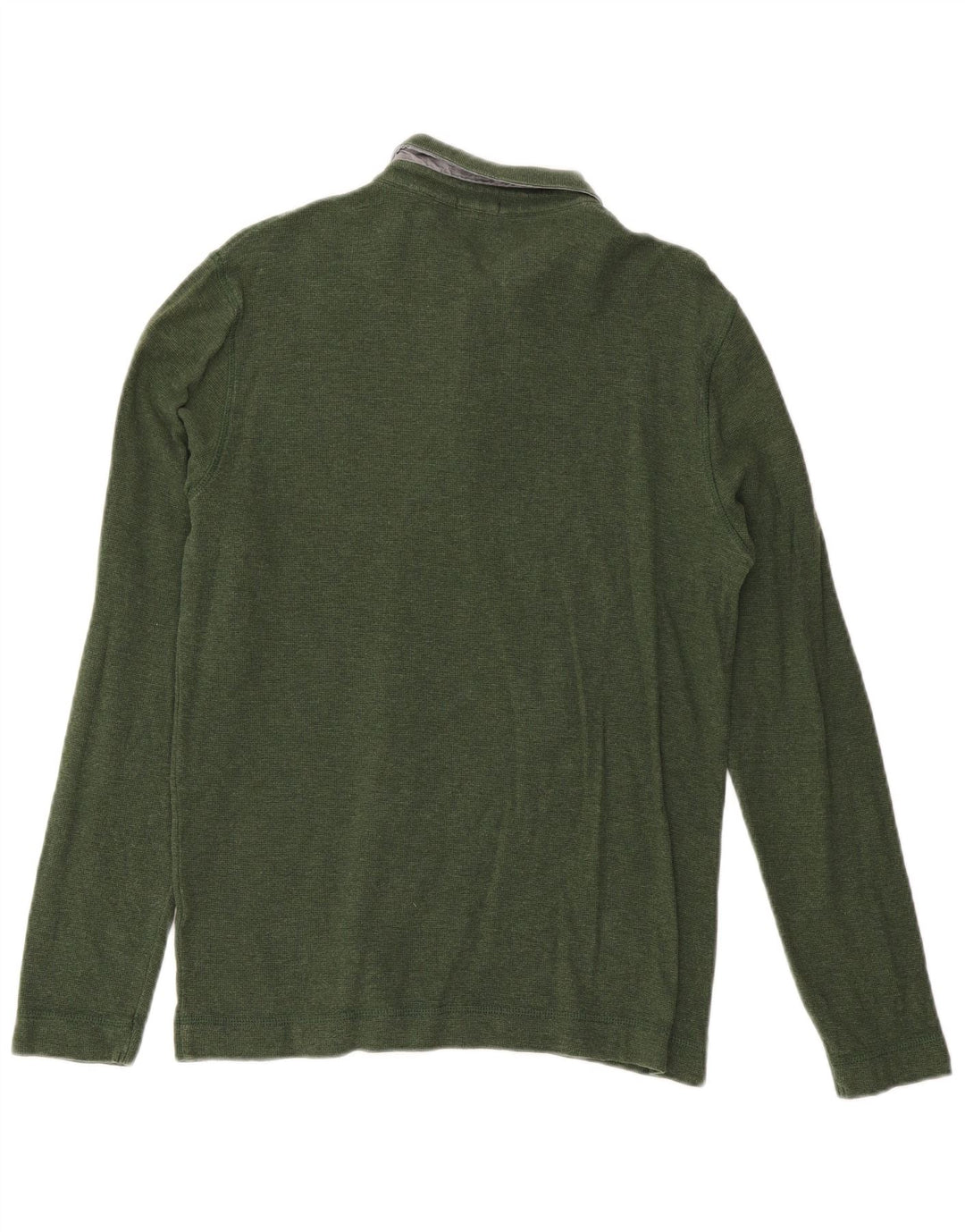 Camisa polo masculina de manga comprida Hugo Boss grande verde