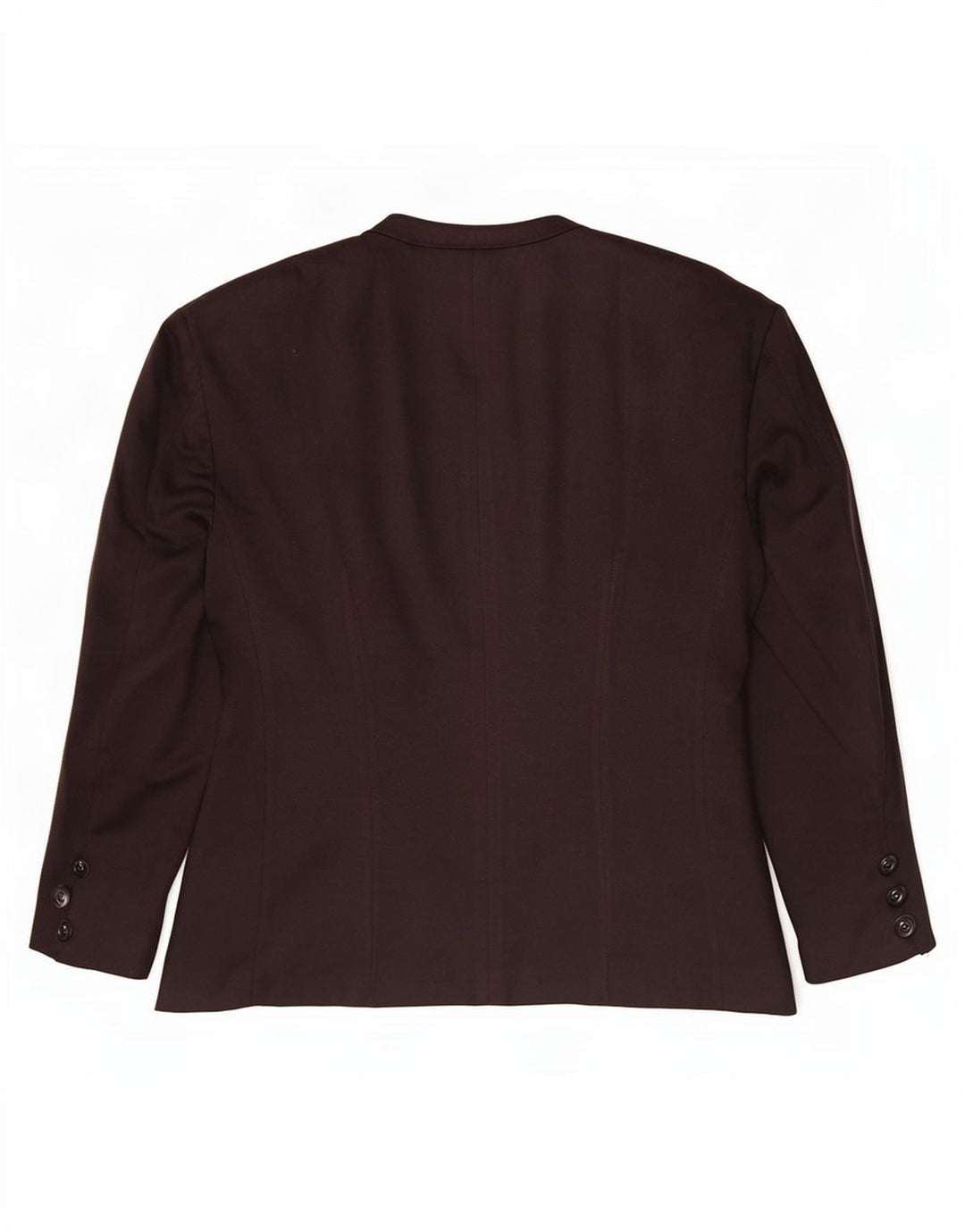 Jaqueta blazer feminina vintage com peito duplo Reino Unido 14 médio preto