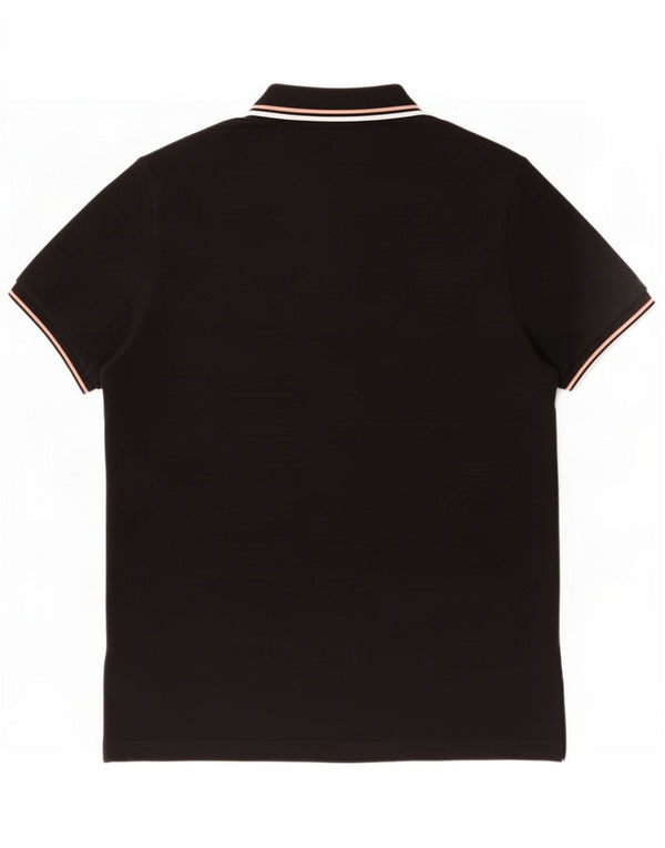 Camisa polo masculina Fred Perry médio algodão azul marinho