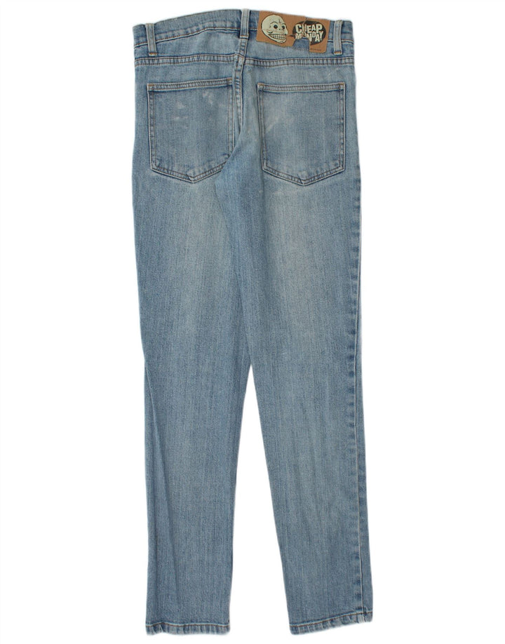 Jeans skinny feminino barato segunda-feira W29 L32 azul