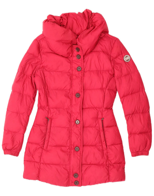 Casaco acolchoado feminino Colmar IT 40 XS poliamida vermelha