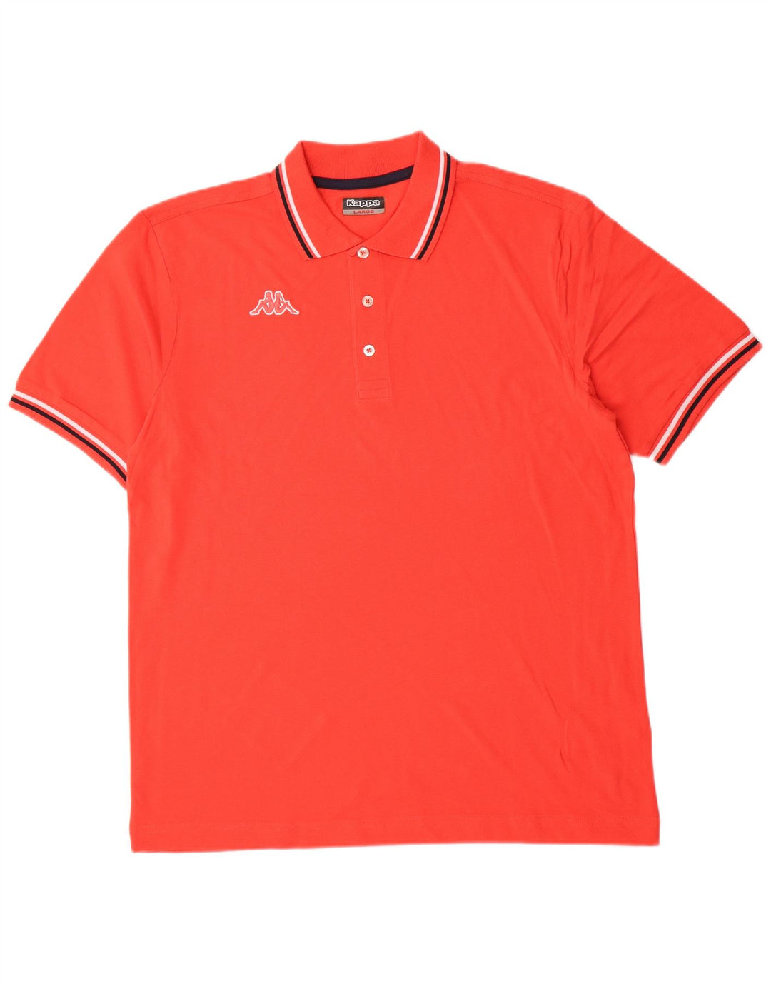 Camisa polo masculina KAPPA grande algodão vermelho