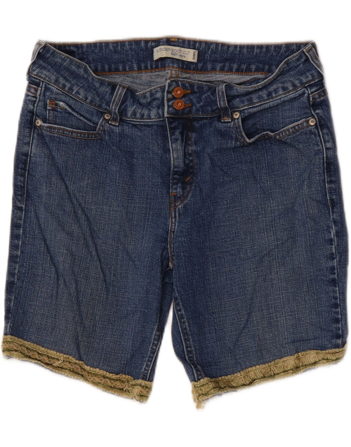 Shorts jeans feminino Levi's 526 US 12 grande W32 azul algodão