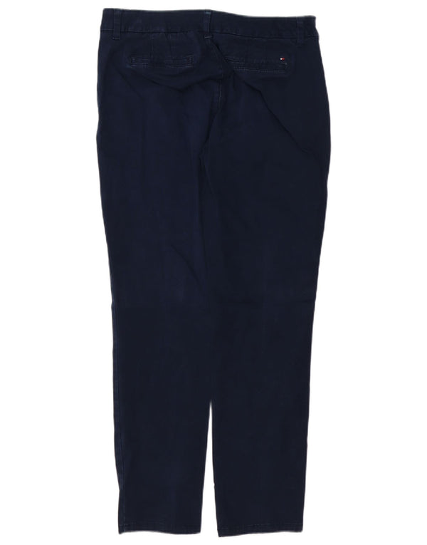 Calça Chino feminina TOMMY HILFIGER US 6 Médio W30 L29 Azul marinho