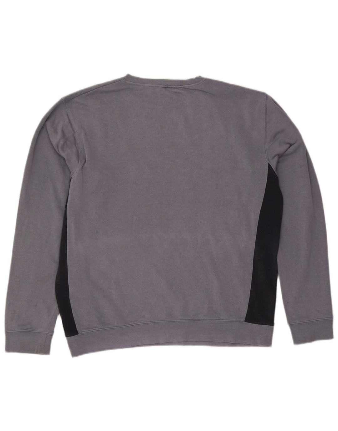Reebok Mens Graphic Moletom Jumper Médio Azul Colorblock