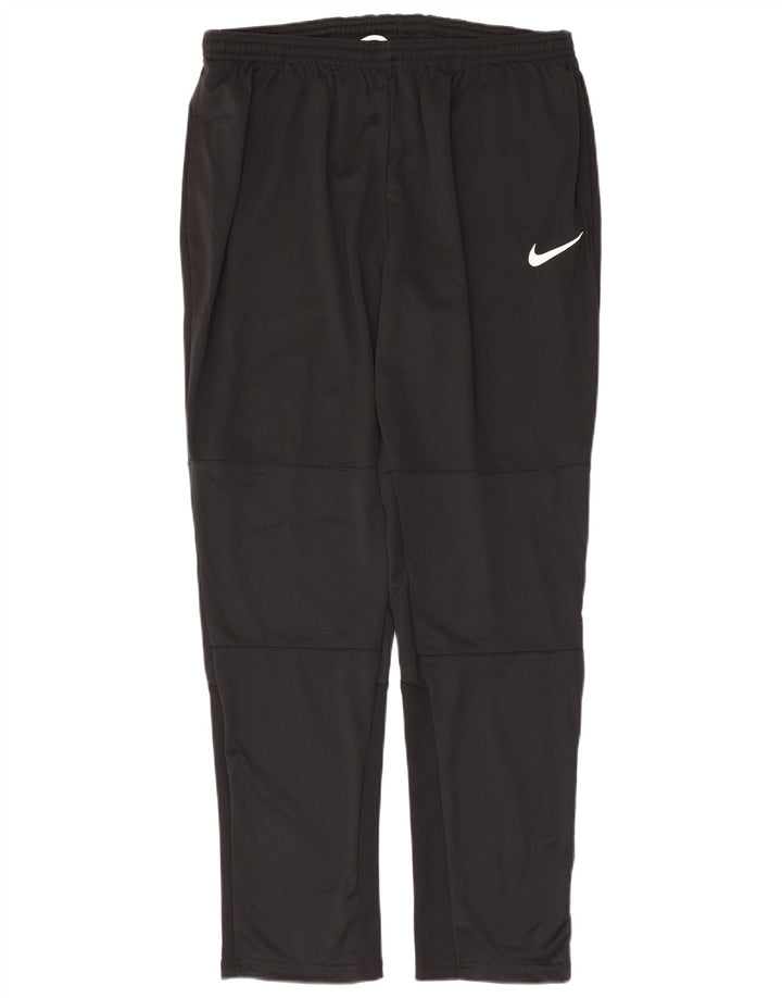 Calça de treino feminina NIKE Dri Fit UK 18 XL preta poliéster