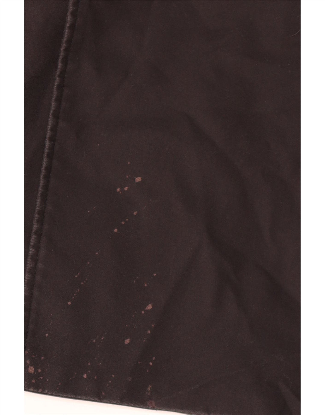 Zara Mens Trench Coat UK 38 Médio Preto Poliéster