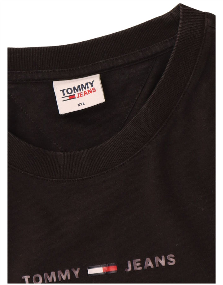 Tommy Hilfiger Camiseta masculina gráfica Top 2XL Preto