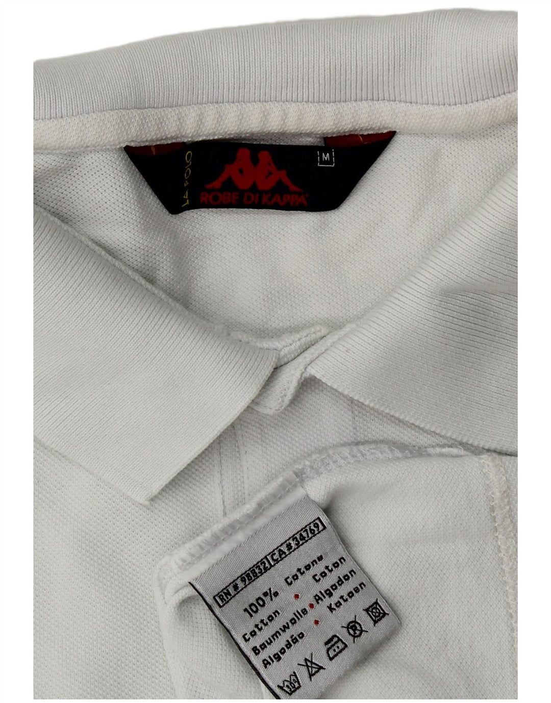 Camisa polo masculina Kappa algodão azul médio