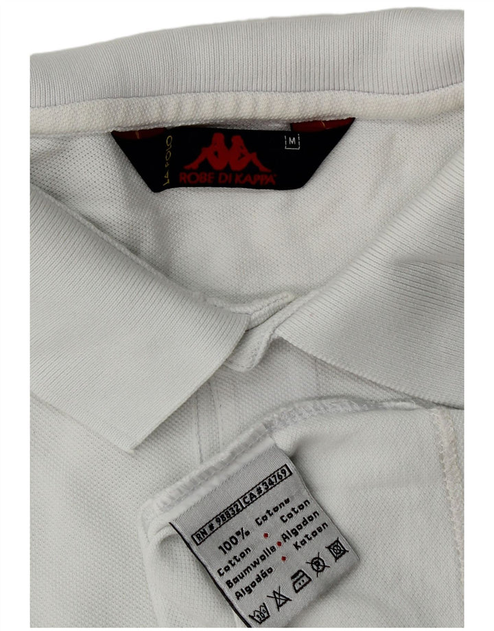 Camisa polo masculina Kappa algodão azul médio