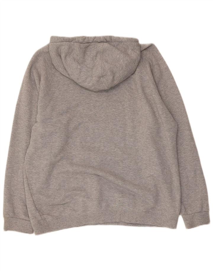 Adidas Mens Graphic Hoodie Jumper Médio Algodão Cinza