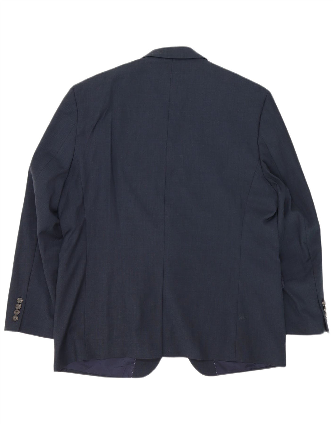Jaqueta blazer masculina Chaps com 2 botões Reino Unido 46 3XL lã azul marinho