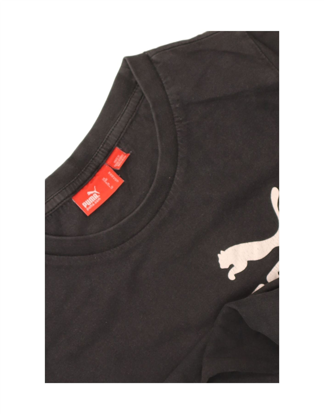 Camiseta Puma Meninos Graphic 11-12 Anos Preto