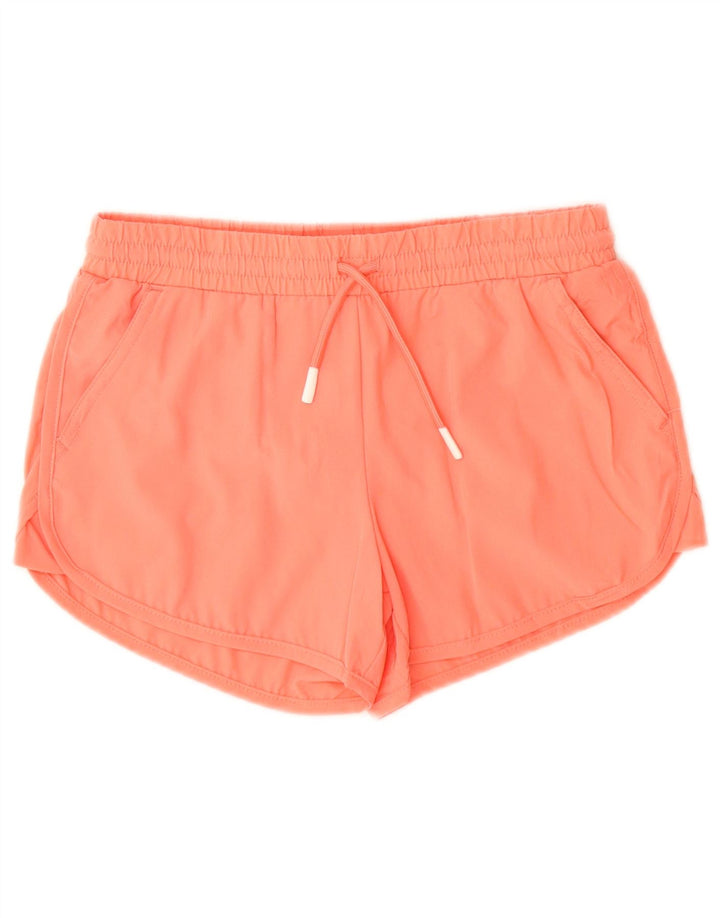 Shorts esportivos femininos Eddie Bauer 10-11 anos poliéster laranja médio