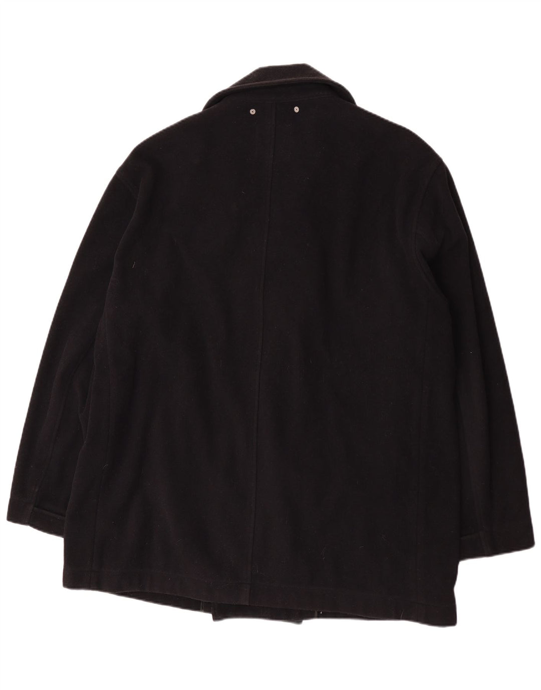 Casaco masculino Trussardi Pea IT 54 2XL lã preta
