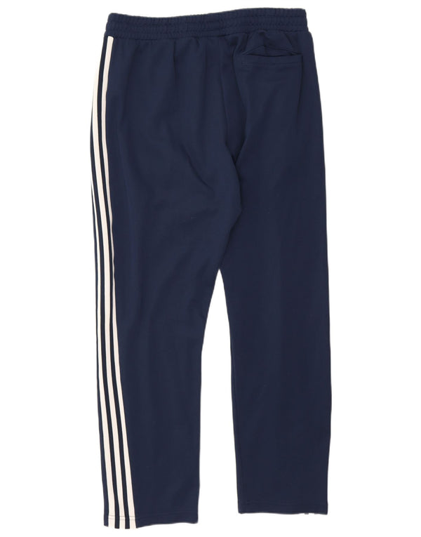 Calça de treino masculina Adidas XL azul marinho algodão