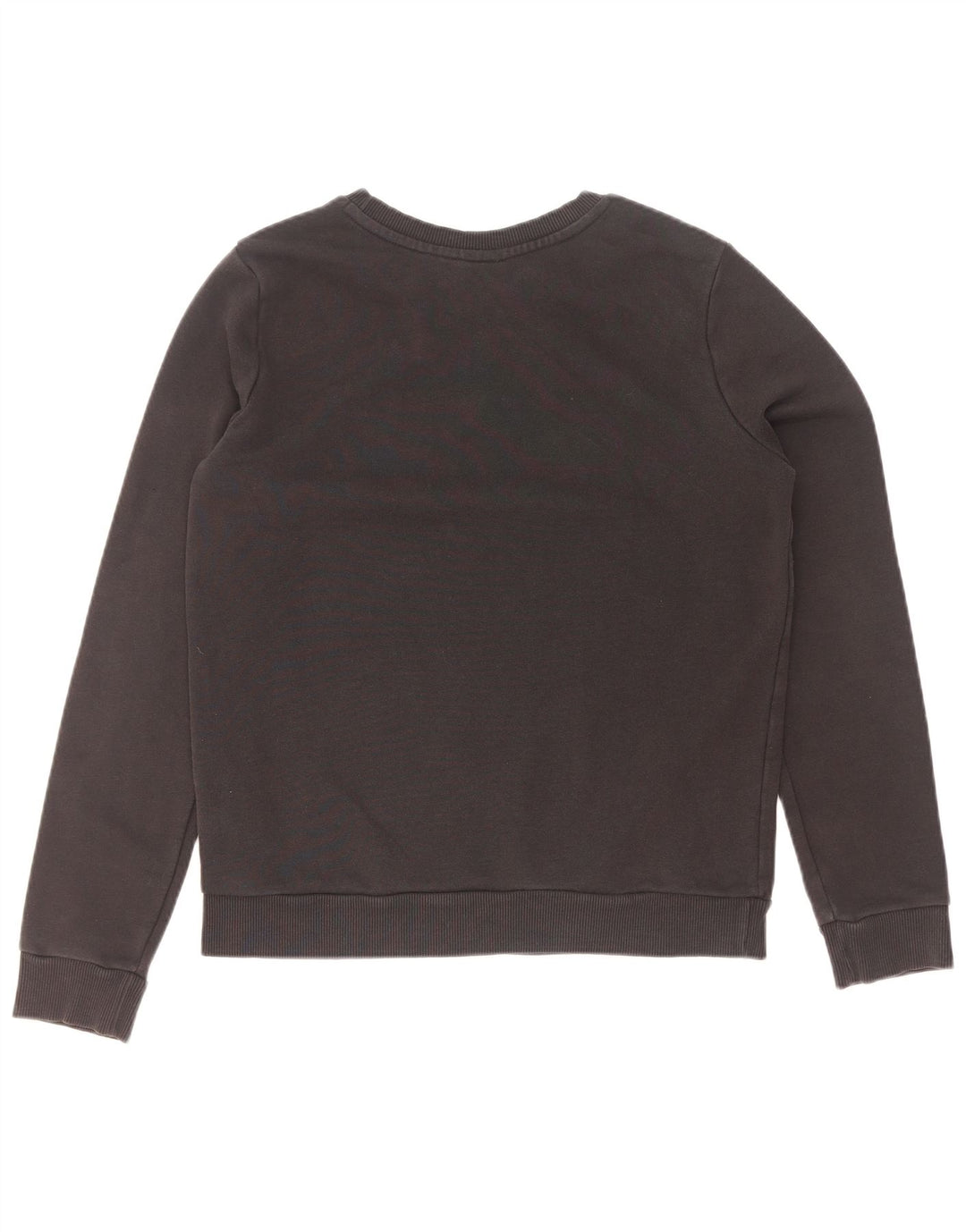 Adidas feminino gráfico moletom jumper reino unido 12 médio preto algodão