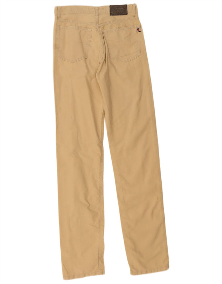 Calça feminina reta casual VINTAGE W28 L33 algodão bege