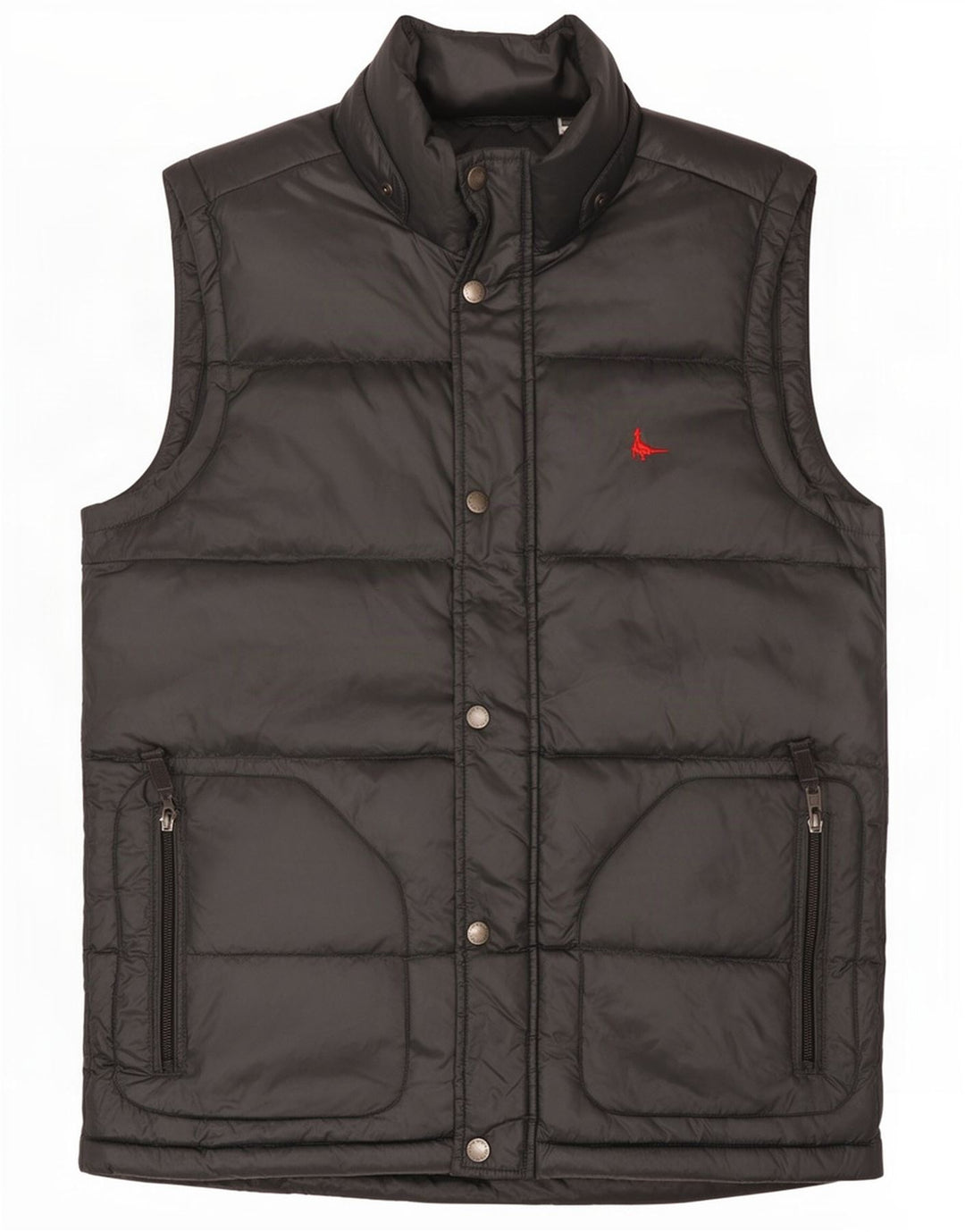 Colete acolchoado masculino Jack Wills UK 36 pequeno preto poliamida