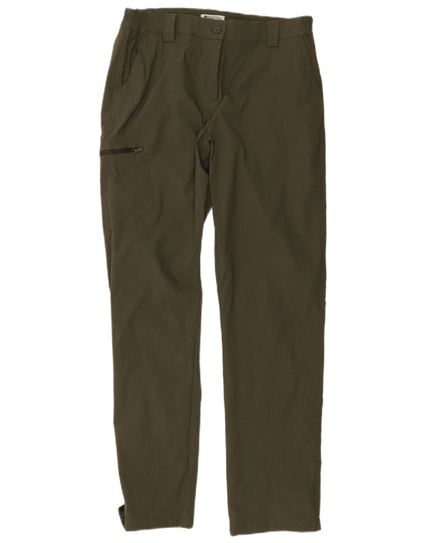 Calça cargo feminina para caminhada Mountain Warehouse Reino Unido 12 médio W30 L31 cáqui