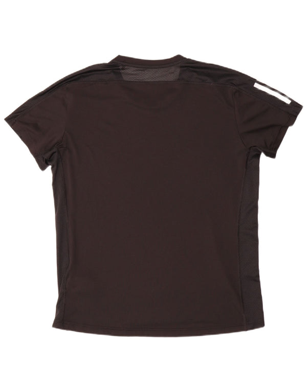 Adidas Mens Aeroready Camiseta Top Grande Poliéster Preto