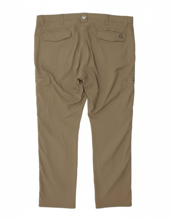 Calça cargo reta masculina WRANGLER W44 L30 bege nylon