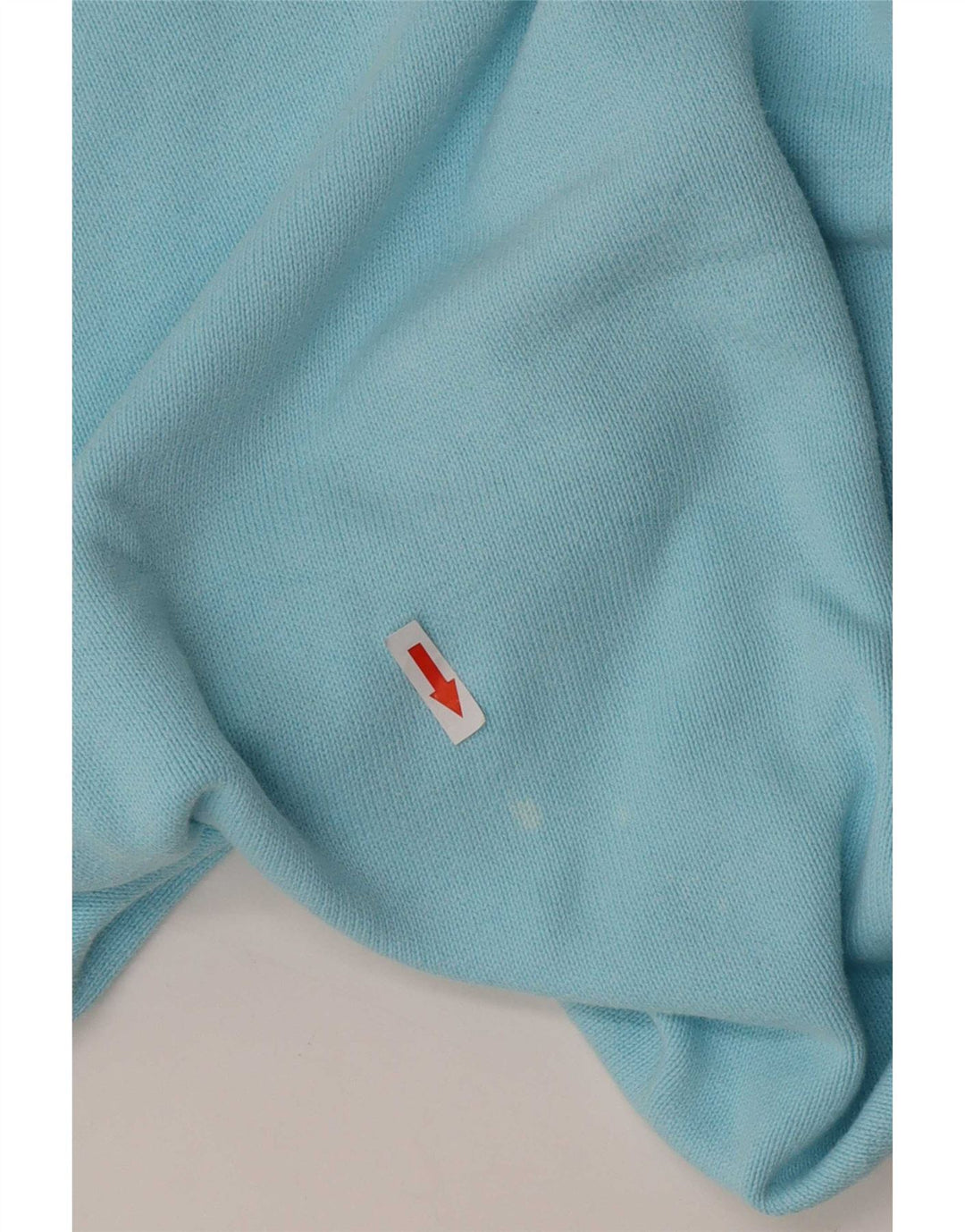 Suéter masculino Marks & Spencer Blue Harbor com decote em V pequeno turquesa