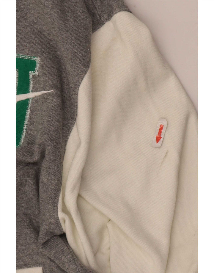 Jaqueta masculina Nike Graphic Tracksuit Top Pequeno Cinza Colorblock Algodão