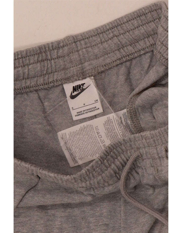 Nike Mens Sport Shorts Pequeno Algodão Cinza