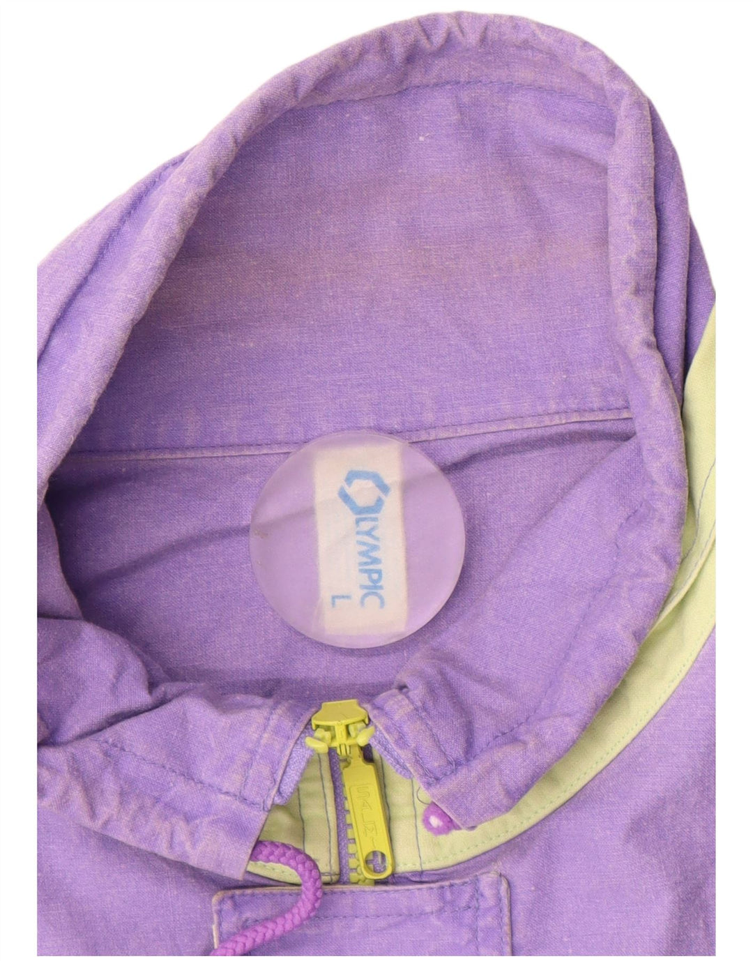 Jaqueta bomber masculina vintage UK 40 algodão roxo grande