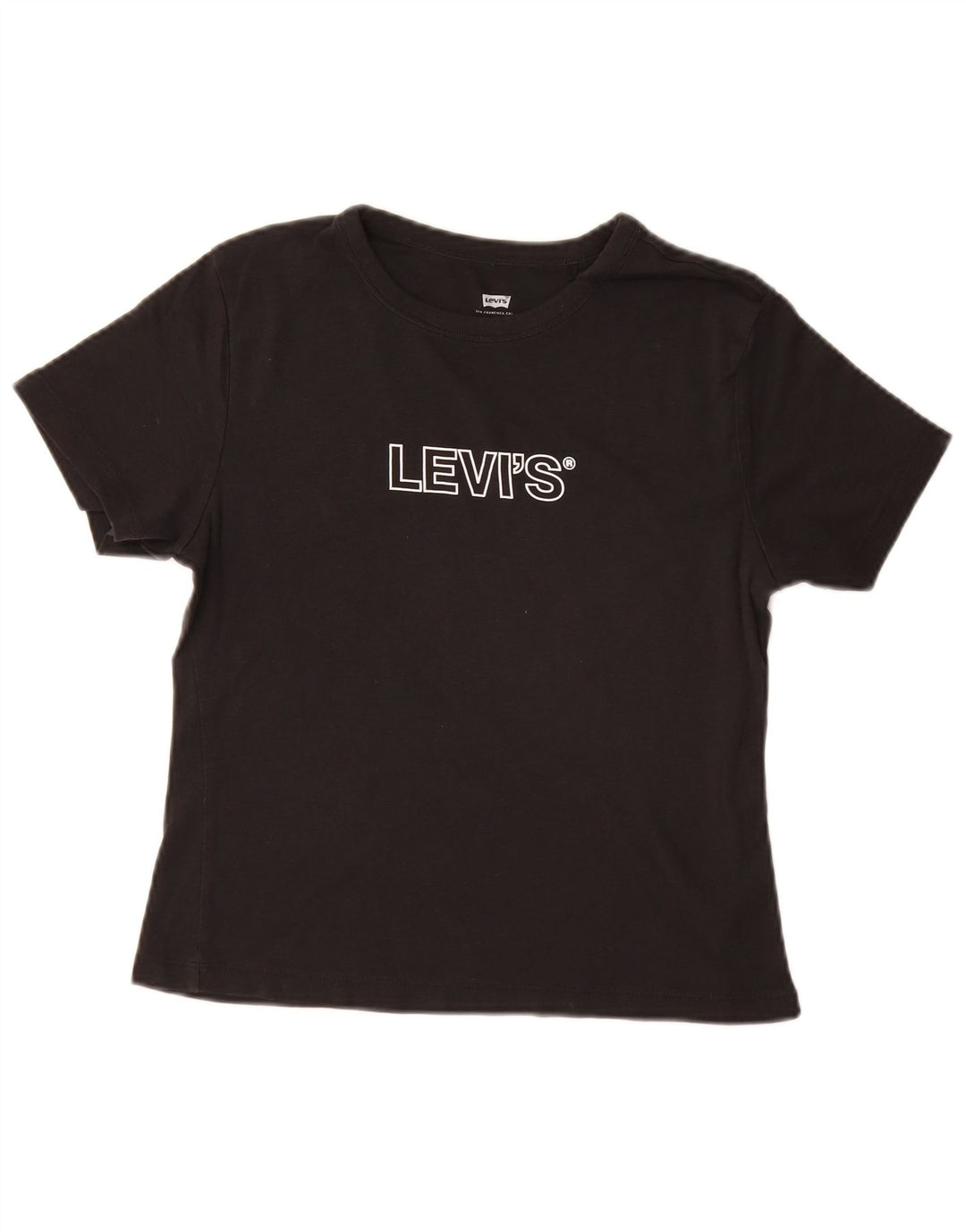 Camiseta feminina gráfica Levi's UK 12 médio preto