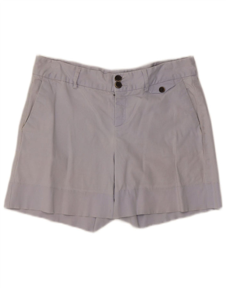 Zara Shorts Chino Feminino Grande W30 Azul