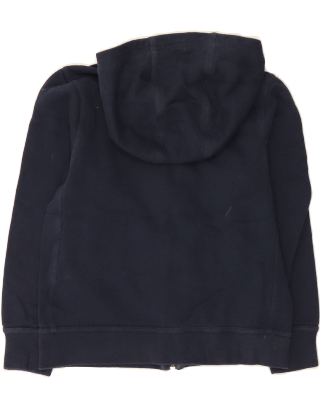 NIKE Boys Zip Hoodie Sweater 8-9 Years Small Navy Blue Cotton Vintage Nike and Second-Hand Nike from Messina Hembry 