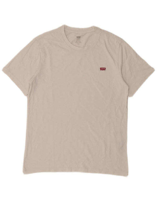 Camiseta masculina padrão LEVI'S top pequeno algodão branco