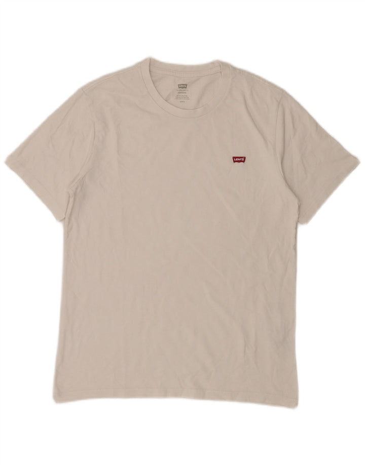 Camiseta masculina padrão LEVI'S top pequeno algodão branco