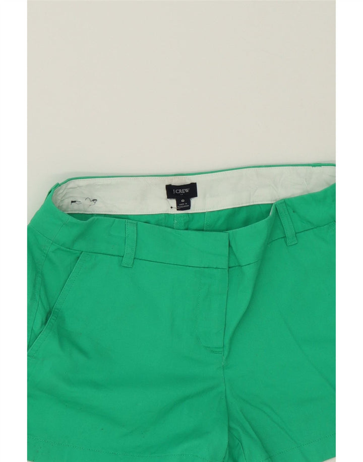 J. CREW Womens Chino Shorts US 0 XS W32  Green Cotton Vintage J. Crew and Second-Hand J. Crew from Messina Hembry 