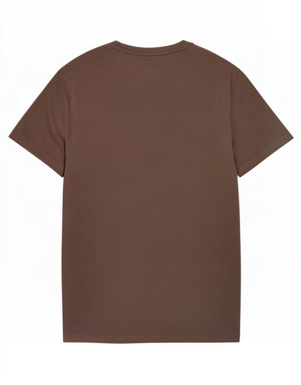 Jack Wills Mens Classic Fit Camiseta Top XL Algodão Marrom