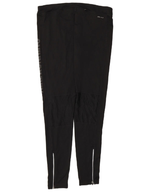 Leggings femininas Nike Dri Fit Graphic UK 18 XL preto poliéster