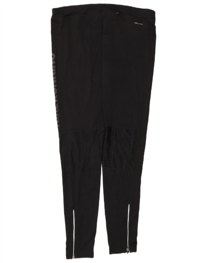 Leggings femininas Nike Dri Fit Graphic UK 18 XL preto poliéster