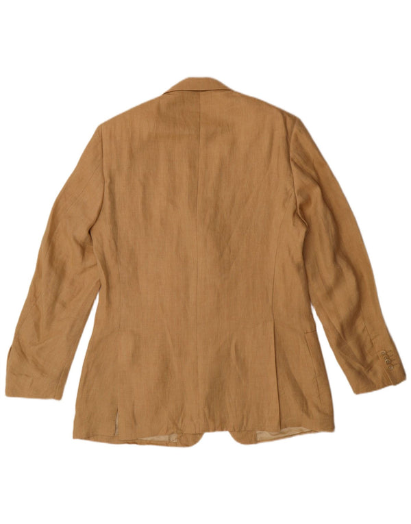 Jaqueta blazer masculina VINTAGE Madison regular fit com 3 botões IT 48 bege médio